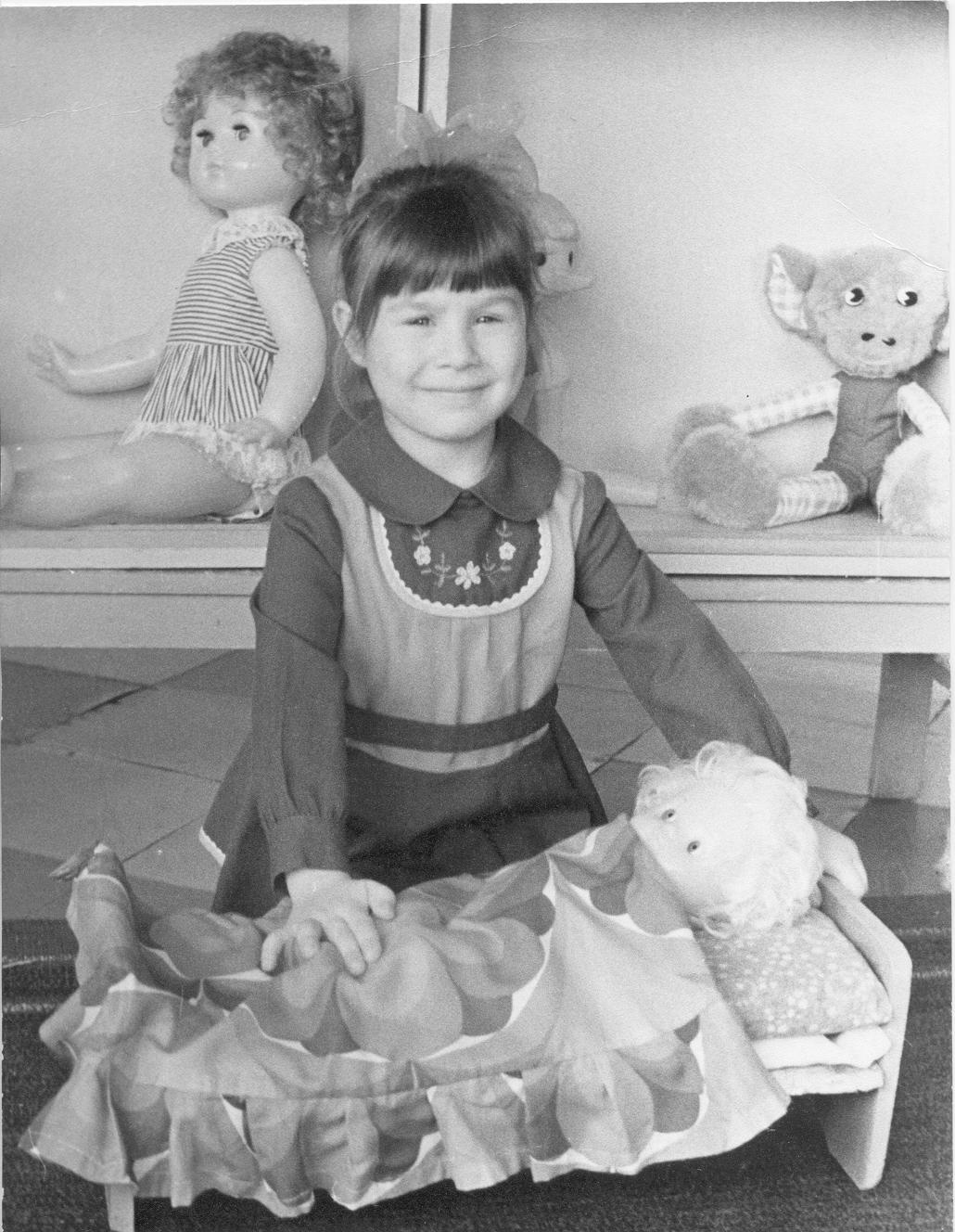 Советские дети с куклами